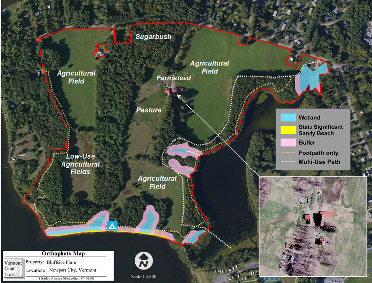 Vt Land Trust Seeks Conceptual Bids For Bluffside Farm In Newport City