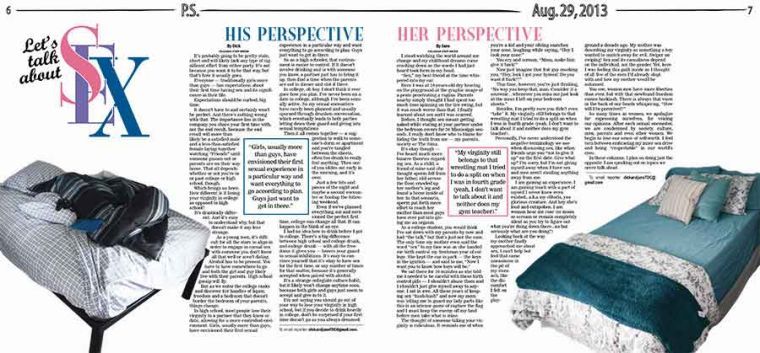 Let's talk about sex.