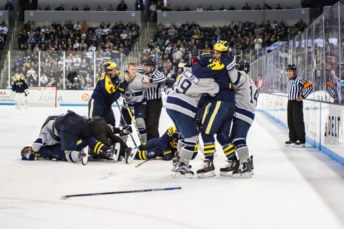 Penn State men's hockey sweeps Michigan in chippy affair Men's Ice