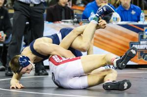 Penn State wrestling sends all five semifinalists to NCAA finals, lead team competition going into final day