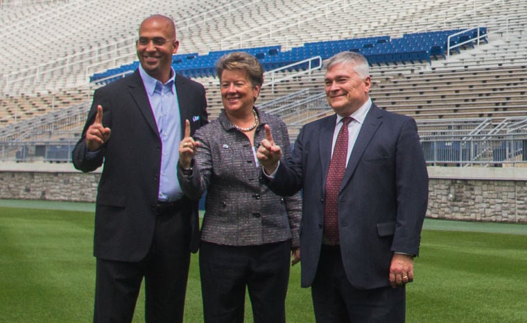 Penn State football coach James Franklin takes a family-first approach