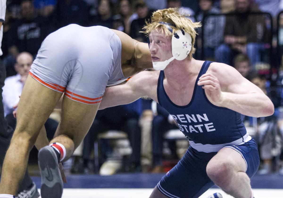 Penn State wrestling huge deficit to win NWCA Dual