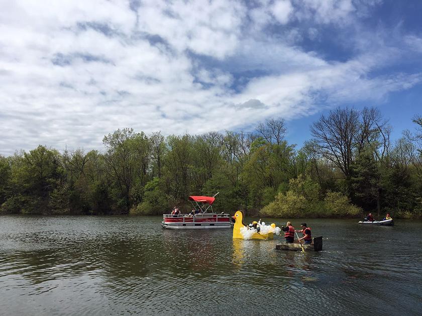 Cardboard boats, friendly competition raise funds for food bank - Columbia Missourian