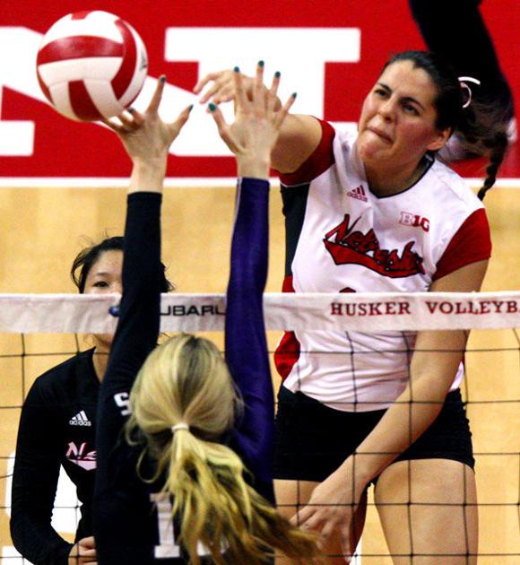Nebraska volleyball sweeps Northwestern Sports