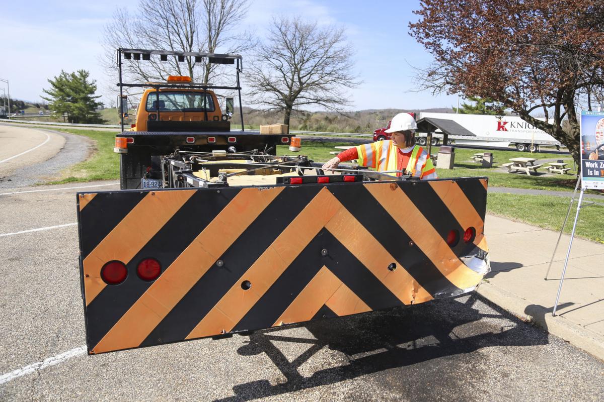 VDOT promotes work zone safety with crash cushion truck National