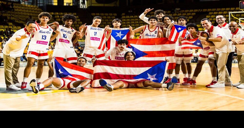 Puerto Rico wins the gold medal in the Centrobasket Sub-17.