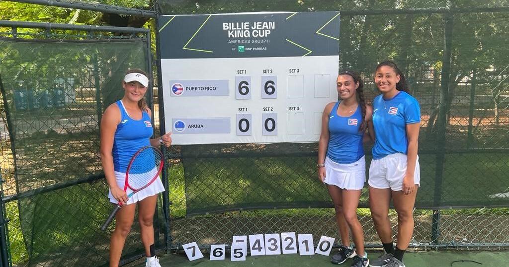 Puerto Rico obtiene su primer triunfo en la Copa Billie Jean King de tenis