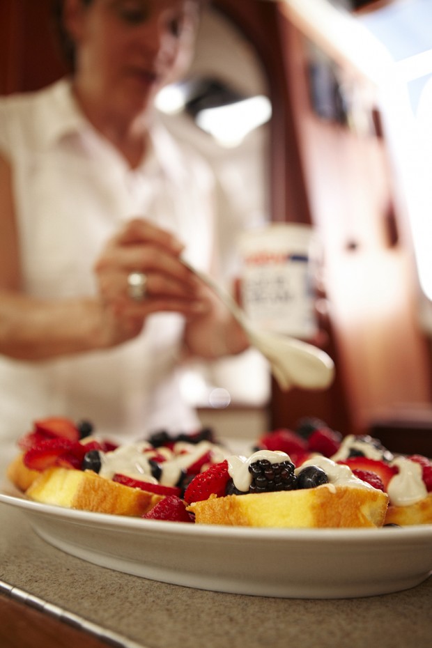 Toasted Pound Cake with Fresh Summer Berries and Rebecca Sauce Recipes