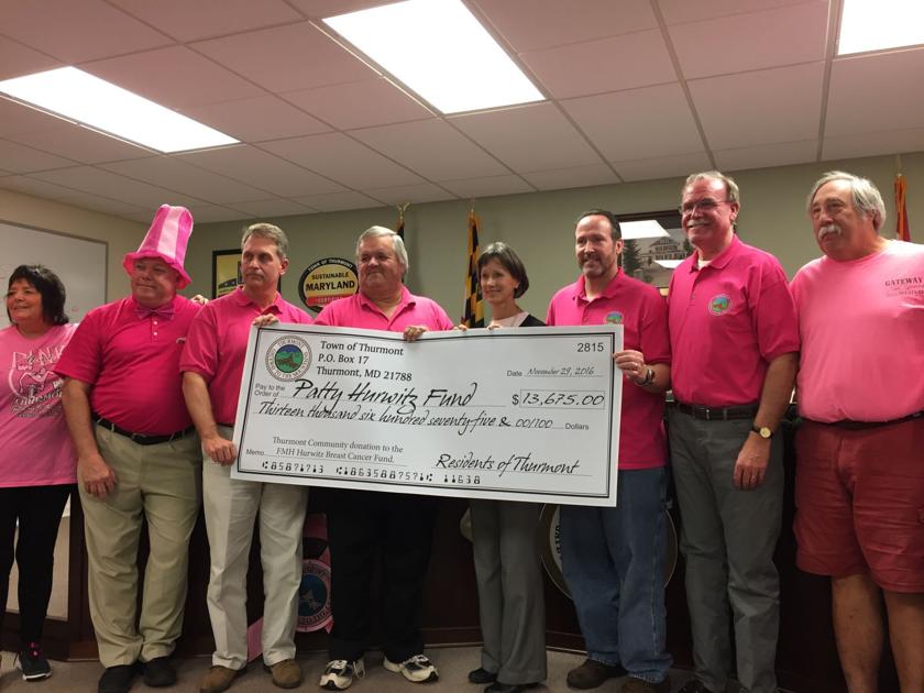 Thurmont donates $13675 to Frederick breast cancer fund - Frederick News Post (subscription)