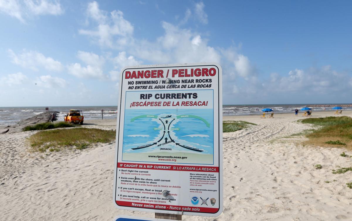 near the rock jetties in Galveston and what to do if caught in one