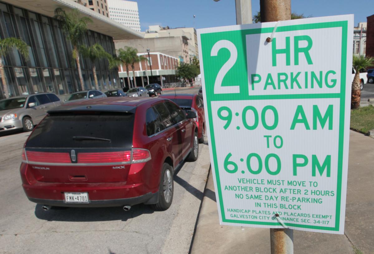 parking in the same spot for more than two hours in downtown Galveston parking in the same spot for more than two hours in downtown Galveston