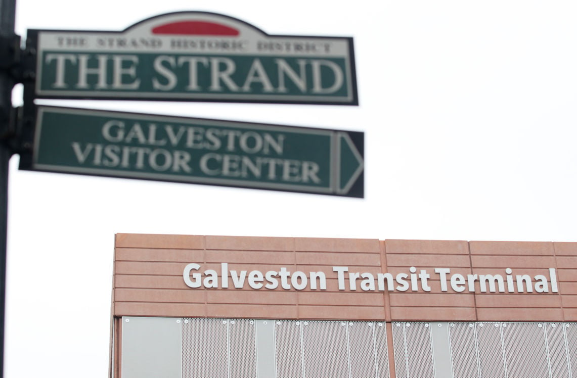 The Galveston Transit Terminal, located at the Strand and 25th Streets 