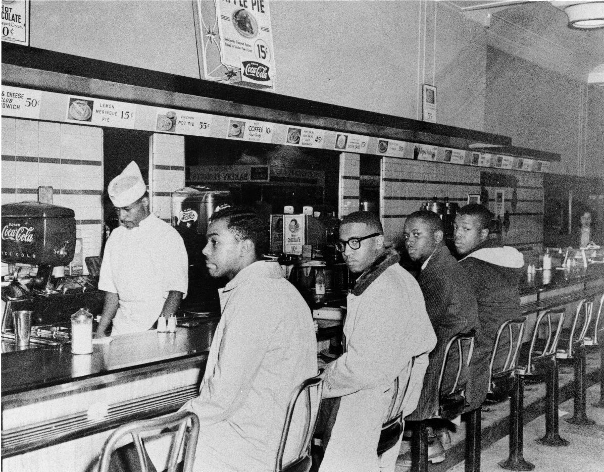 Four Greensboro students sat down 56 years ago today to stand up for civil rights ...1196 x 935