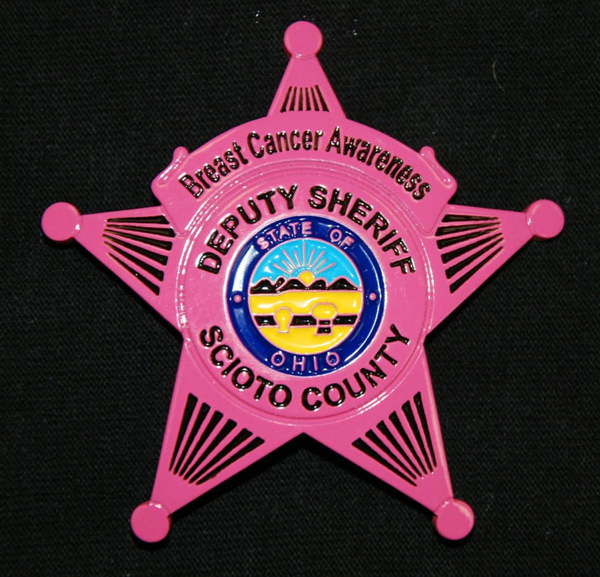 Scioto sheriff's badges turning pink Ohio News