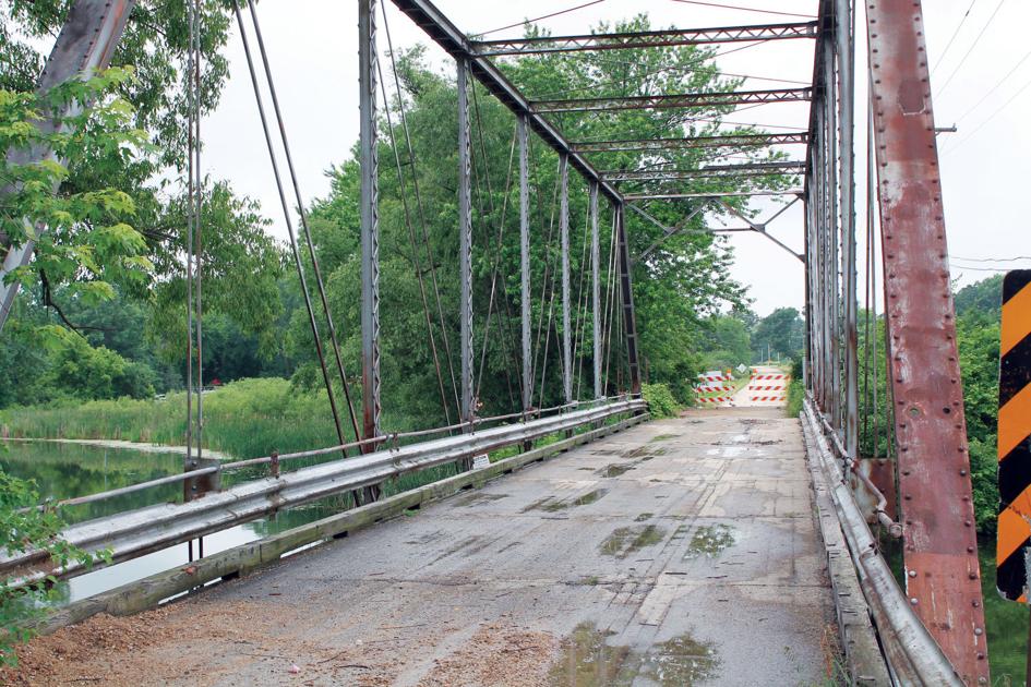 Dunn's Dyreson Road Bridge being restored The Mcfarland Thistle