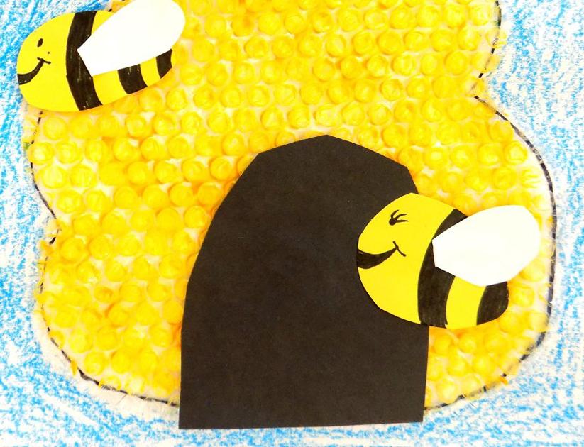 Free Family Saturday offers a chance to make bubble wrap bee hives