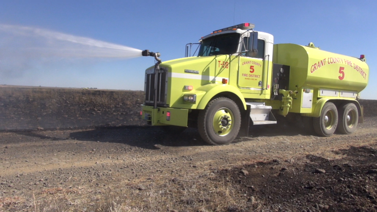 State Fish and Wildlife backhoe starts 100 acre brush fire ...