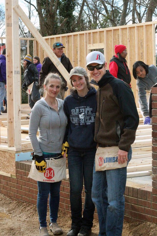 Joey Logano helps build Habitat house in Kannapolis The Independent