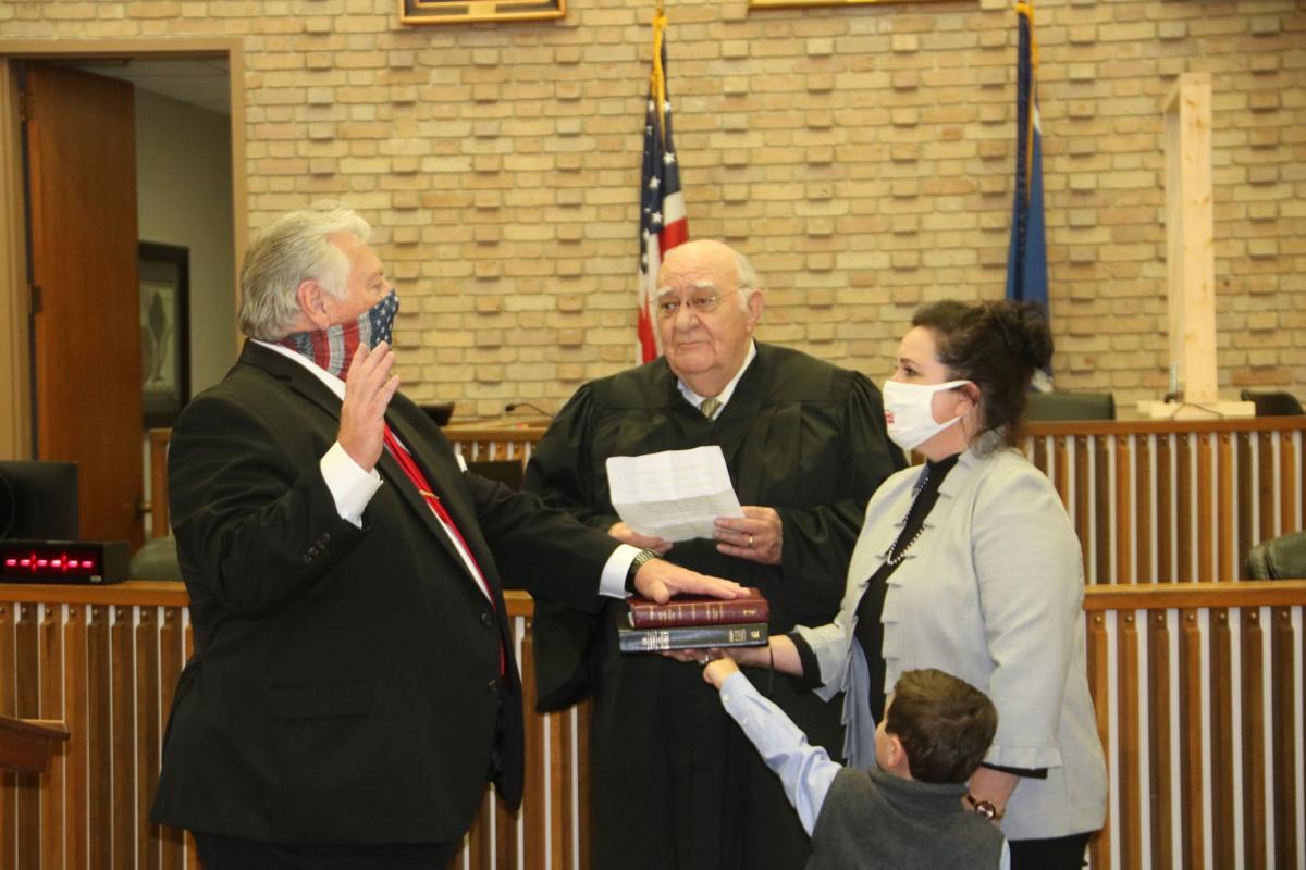 Billy Garrett oath of office 2