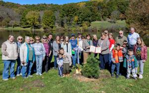 Indiana County honors William Penn's legacy with Peace Tree planting at Blue Spruce Park