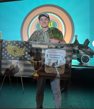 Brush Valley youngster again a winner in national turkey calling competition