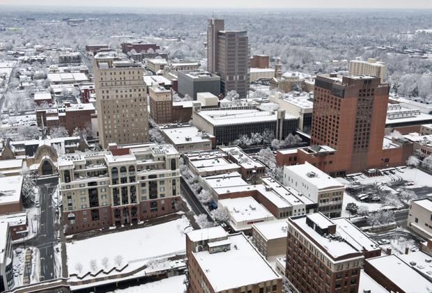 Snow A View From Above Winston Salem Journal Galleries