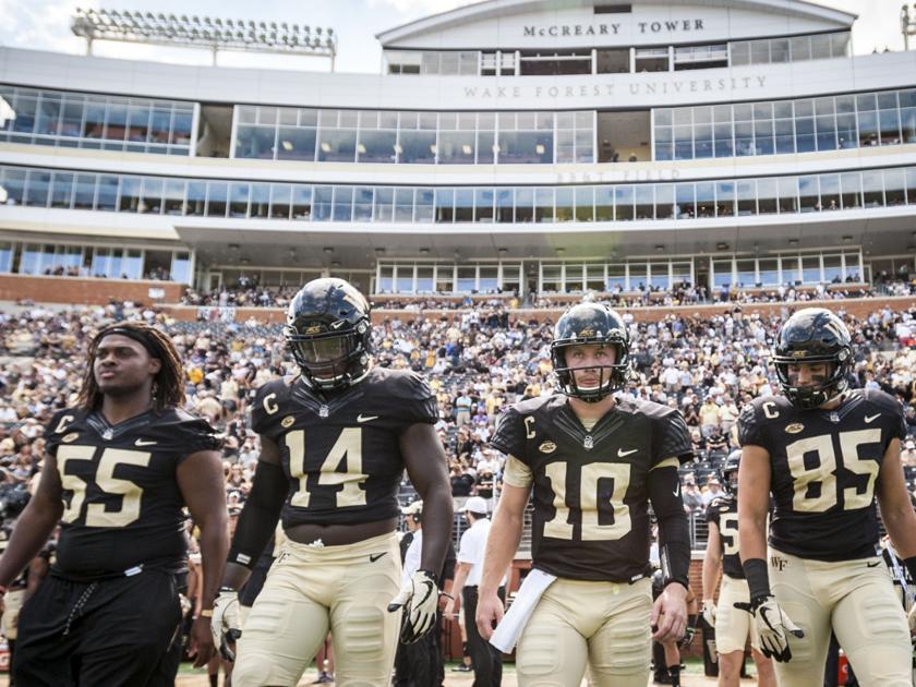 Wake Forest seniors focus on getting eighth football win, fulfilling motto