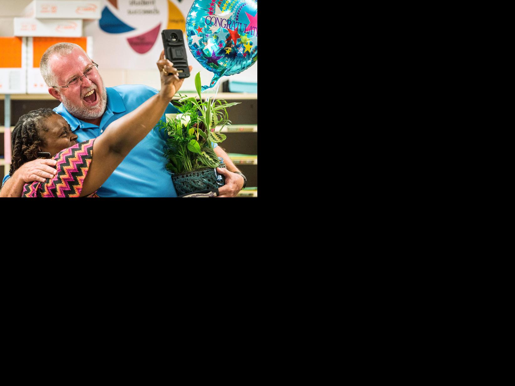 Third try is the charm for teacher assistant recognized as employee of the year - Winston-Salem Journal