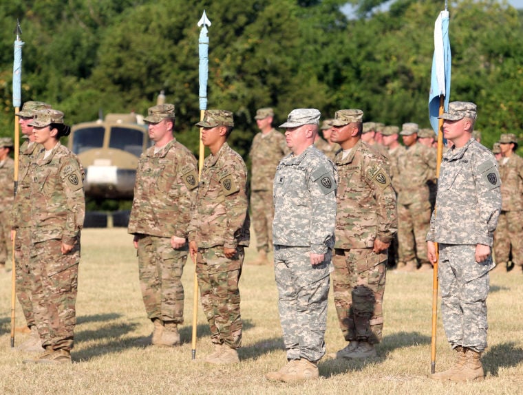 303rd Military Intelligence Battalion Cases Colors For Afghanistan