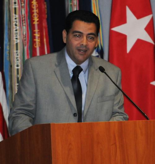 Delivering a speech