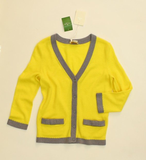 Look 2 cardigan, $278, Kate Spade