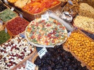 Dried fruit and nuts