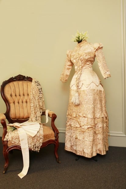 Wedding dress, 1879