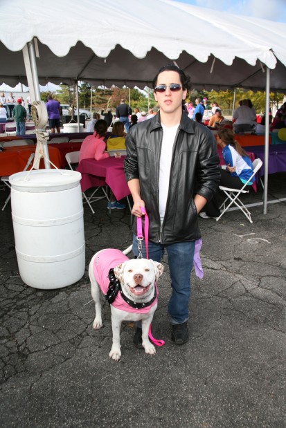 Steven Kane with Snowball