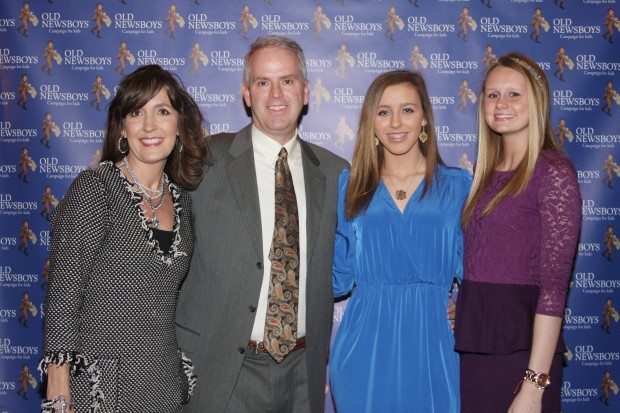 Linda, Kevin and Olivia Mowbray, Rosie Brenheny