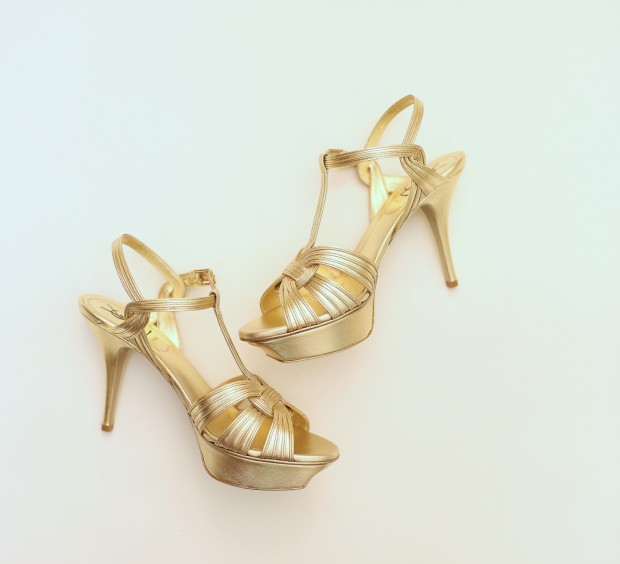 Look 6 Yves Saint Laurent shoe, $1,095, Neiman Marcus