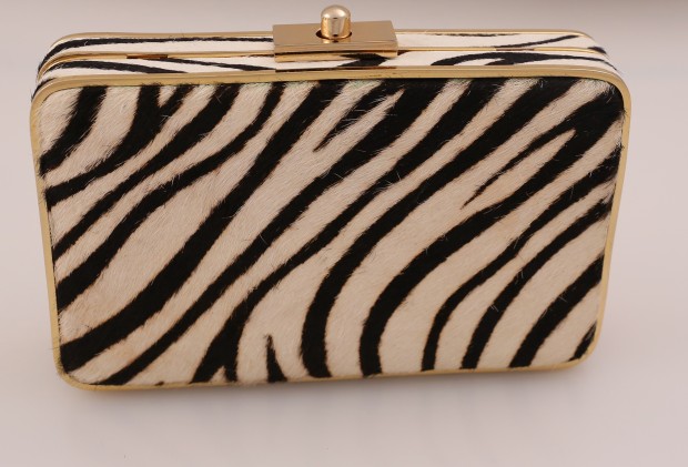 Look 3 zebra bag, $185, J.McLaughlin