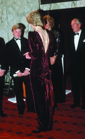 DIANA AT FILM PREMIERE