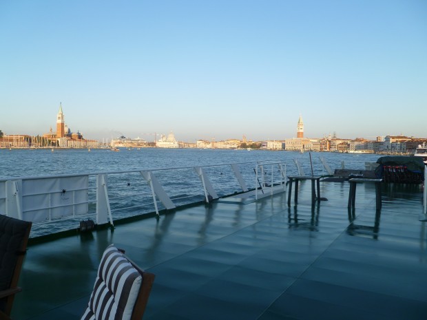Early morning deck