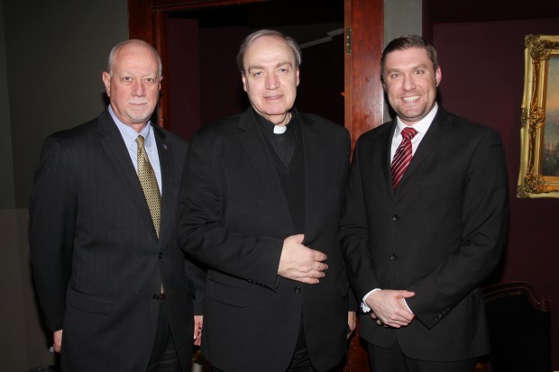 Jeff Fowler, Fr. Paul Stark, Troy Turnispeed