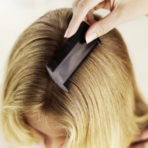 Young woman's hair.