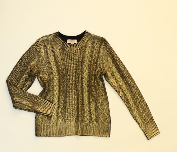 Look 5 sweater, $150, Michael Kors