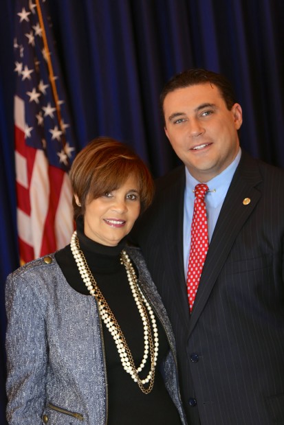 Rita Louise McMillan and her son, Michael