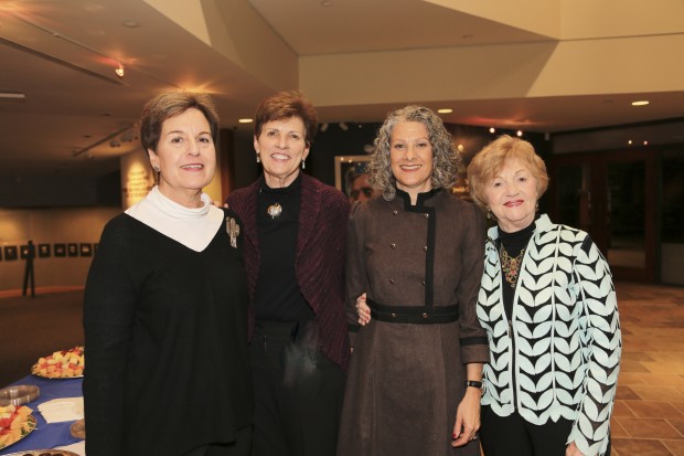 Myrna Meyer, Jean Cavender Museum Director, Carol Staenberg, Gloria Feldman