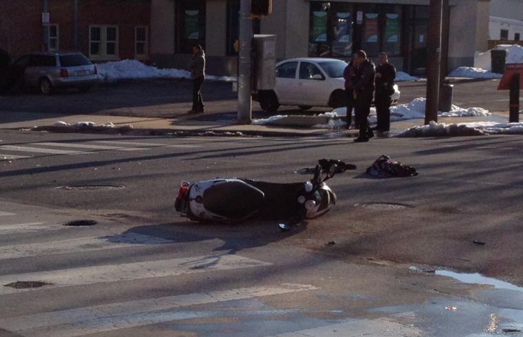 Rider Seriously Injured In City Motorcycle Crash