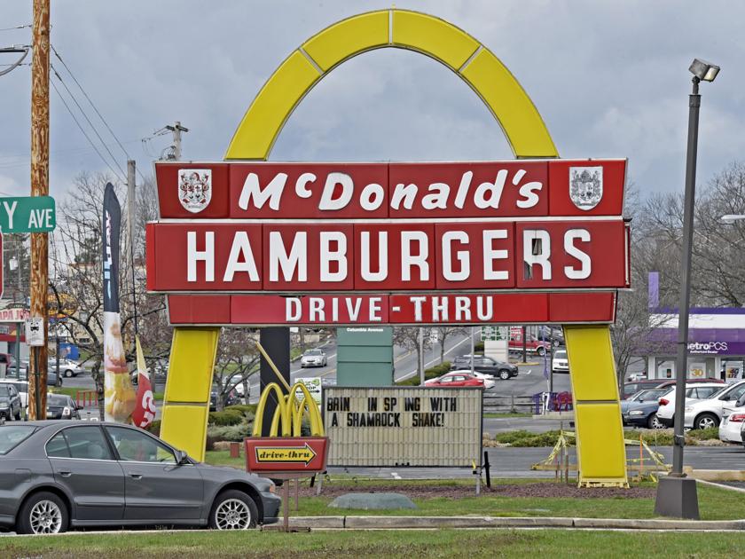 Installed in 1962, singlearch sign for first Lancaster County McDonald’s will be coming down