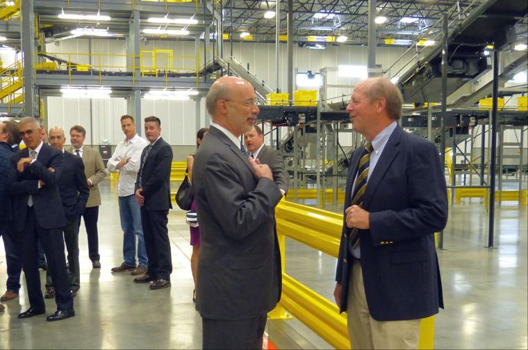 . Tom Wolf on hand, Urban Outfitters fulfillment center opens in Gap ...