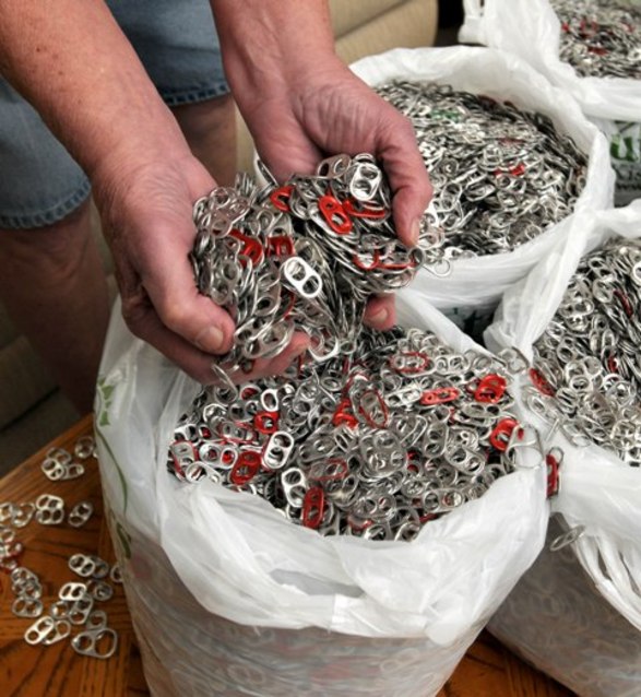 Picking up the (sodacan) tab for charity News