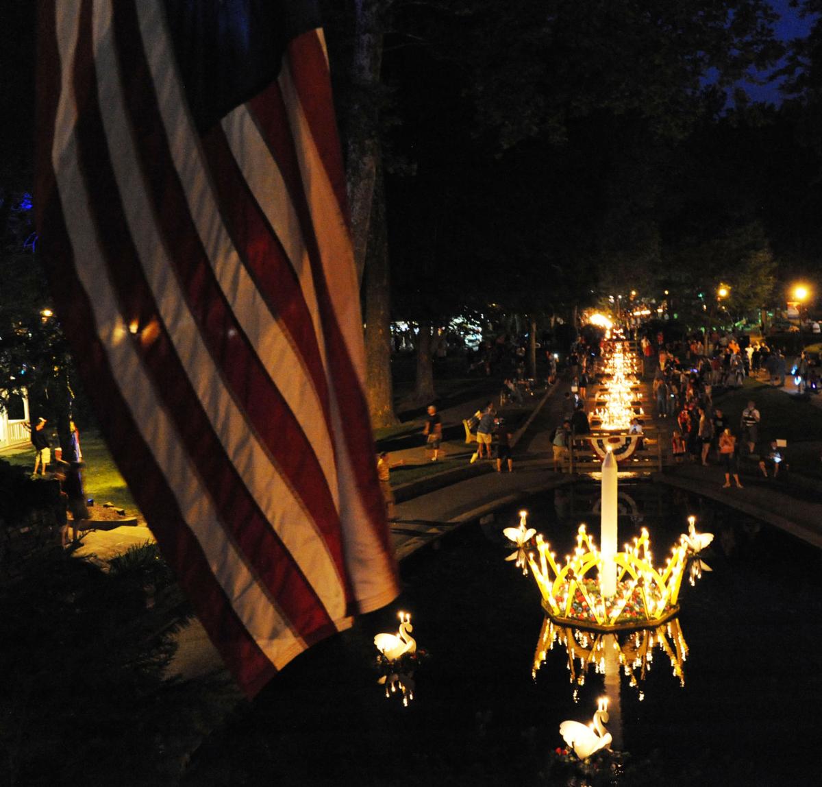 Queen of Candles, fireworks bring Lititz Springs Park's celebration of