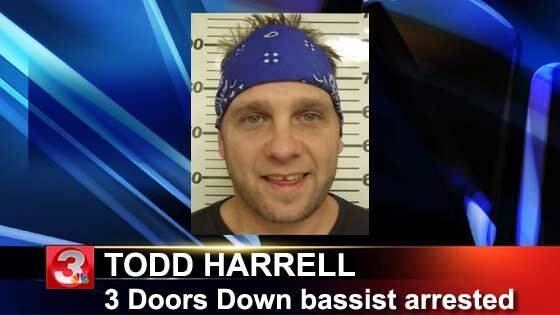 Report Todd Harrell Of Doors Down Arrested What S Trending